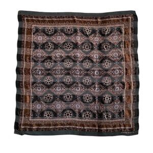 Anne Klein Geometric 100% Silk Scarf